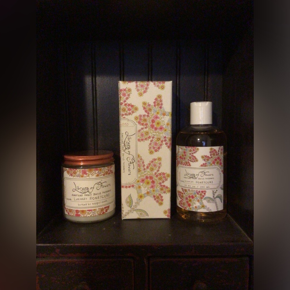 3PC Library of Flowers Honeycomb Set by Margot Elena